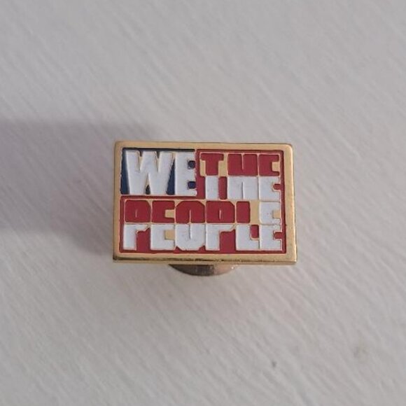 We The People USA Preamble Constitution Lapel Pin Tie Tack Brooch - Picture 2 of 4